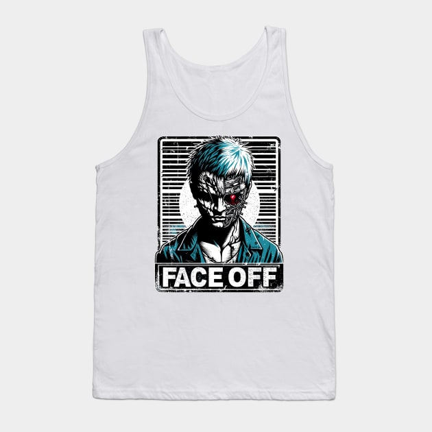 Face Off Tank Top by Cutetopia